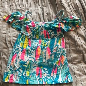 Tamiami Lilly Pulitzer off the shoulder shirt